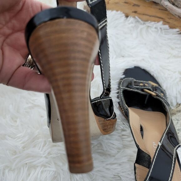 Franco sarto patent leather strappy heels - Picture 11 of 13